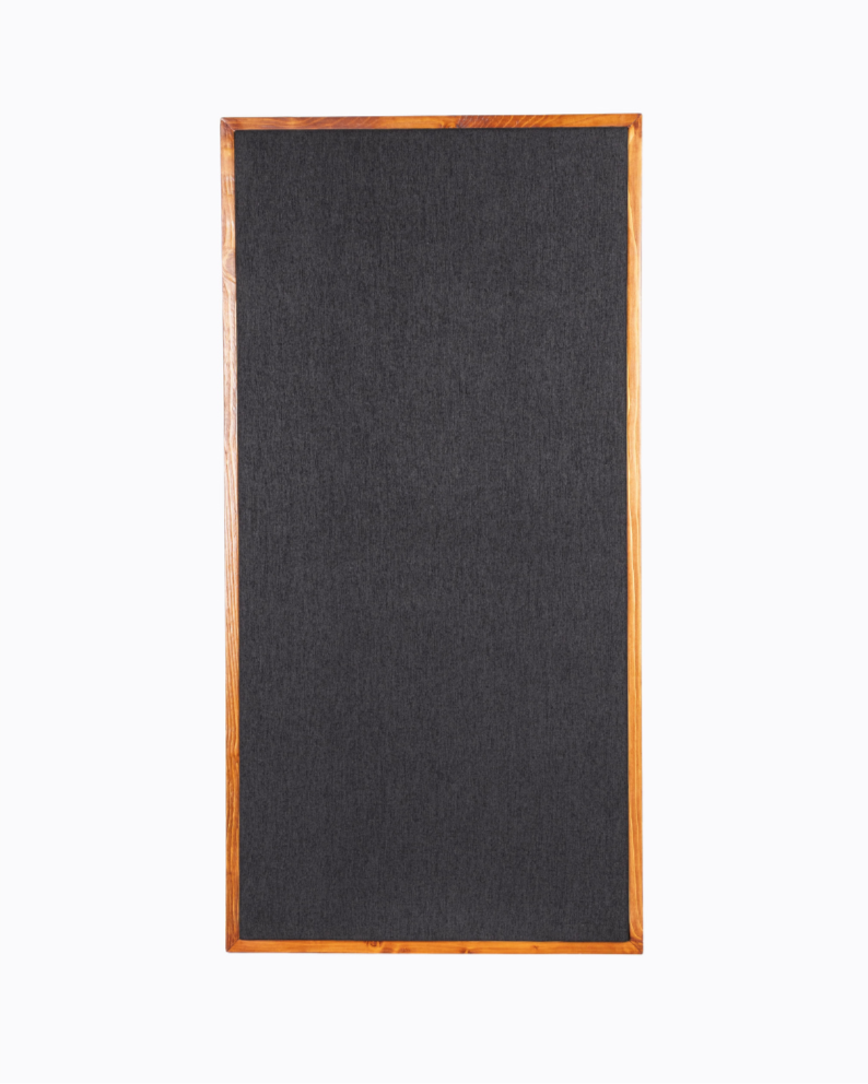 Acoustic panel with a wooden frame on a white background | Room Control Authority