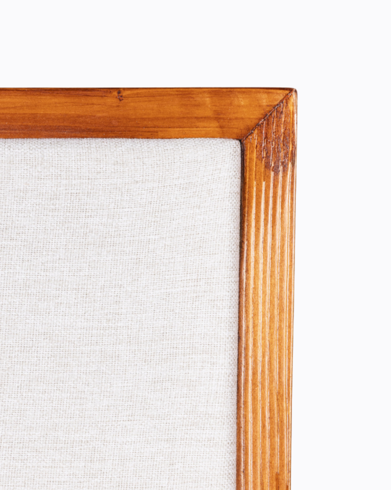 Wooden picture frame with a white mat on a white background | Room Control Authority